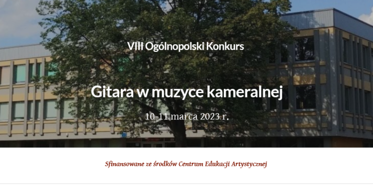 Gitara w muzyce kameralnej 2023