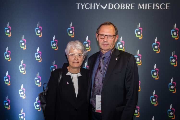 Romuald Jurkowski z żoną